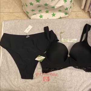 ASOS high waisted bikini and Top SIZING IN DESCRIPTION